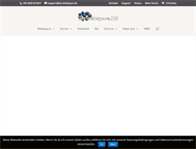 Tablet Screenshot of be-webspace.de